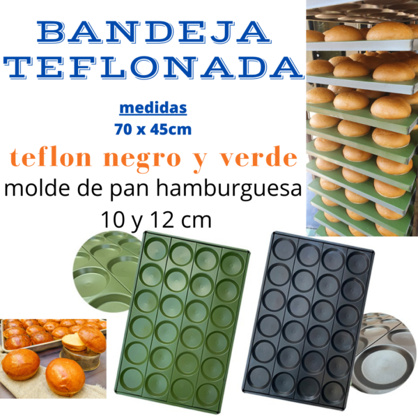 Bandeja para pan de Hamburguesa